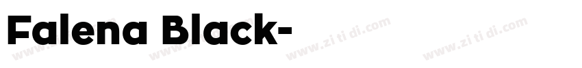 Falena Black字体转换
